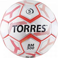 Мяч ф/б "TORRES BM 300" р.5, 28 пан., гл. TPU, 2 подкл.слоя    F320745           